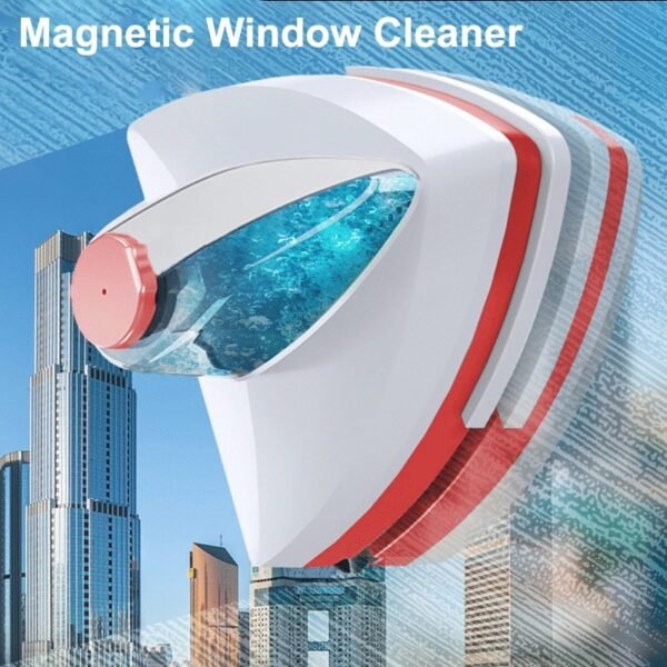 Magnetic Window Cleaner Double-Side Brush