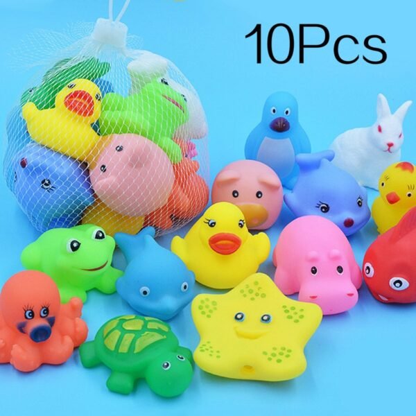 10Pcs Cute Animals Water Toys